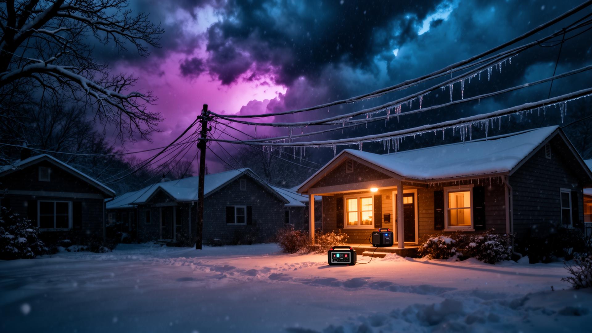 Emergency Battery Backup During Winter Storms